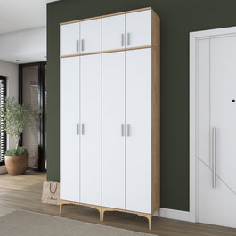 Hanah Home Soporte de Entrada EA161 - 4668 Nogal y Blanco